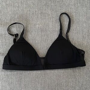 Pepper Black Triangle Bralette